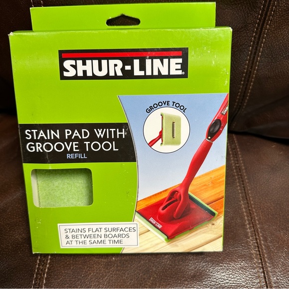 shur-line Other - Shur-Line Stain Pad With Groove Tool Refill